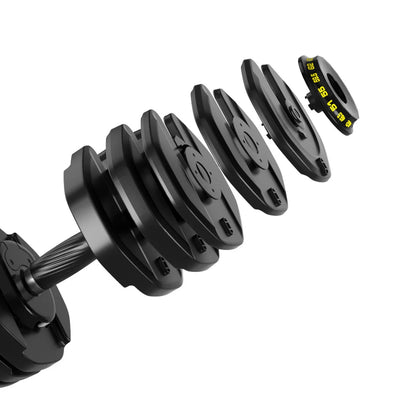 Pro-Grade Steel Adjustable Dumbbells